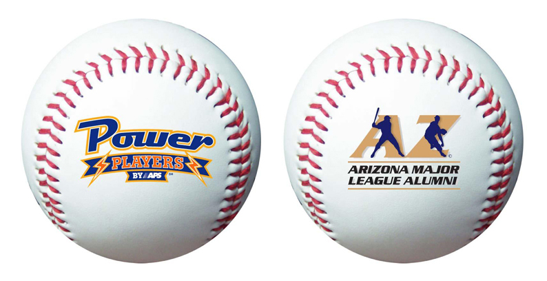 Customized baseballs for sale. The minimum order is 100 baseballs. The price includes a one-color imprint on one side.