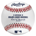 Rawlings Official Major League Leather Baseball with logo.