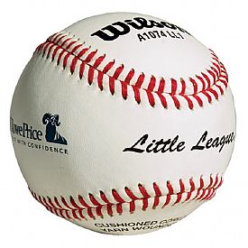 BWLL Wilson LIttle League Baseball with custom printed logo.
