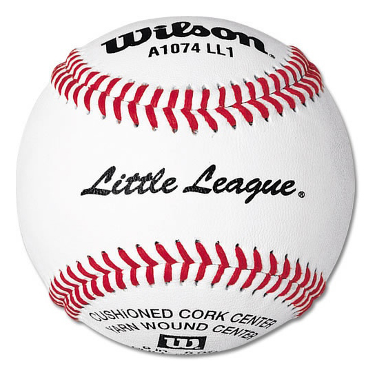 Wilson Little League Baseball A1074 with custom printed logo.