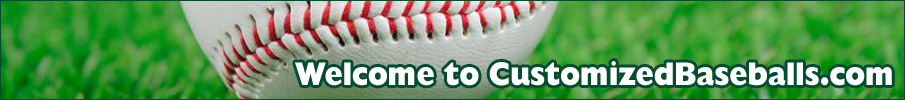 Order customized baseballs and softballs for your school, baseball camp or corporate giveaway. We offer personalized baseballs and softballs for play.